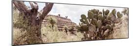 ¡Viva Mexico! Panoramic Collection - Pyramid of Cantona Archaeological Site IV-Philippe Hugonnard-Mounted Photographic Print