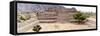 ¡Viva Mexico! Panoramic Collection - Pyramid of Cantona Archaeological Site IX-Philippe Hugonnard-Framed Stretched Canvas