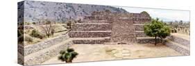 ¡Viva Mexico! Panoramic Collection - Pyramid of Cantona Archaeological Site IX-Philippe Hugonnard-Stretched Canvas