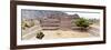 ¡Viva Mexico! Panoramic Collection - Pyramid of Cantona Archaeological Site IX-Philippe Hugonnard-Framed Photographic Print