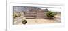 ¡Viva Mexico! Panoramic Collection - Pyramid of Cantona Archaeological Site IX-Philippe Hugonnard-Framed Photographic Print