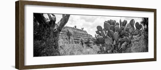 ¡Viva Mexico! Panoramic Collection - Pyramid of Cantona Archaeological Site V-Philippe Hugonnard-Framed Photographic Print