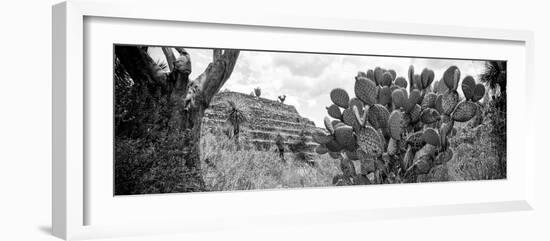 ¡Viva Mexico! Panoramic Collection - Pyramid of Cantona Archaeological Site V-Philippe Hugonnard-Framed Photographic Print