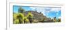 ¡Viva Mexico! Panoramic Collection - Pyramid of Cantona Archaeological Site VI-Philippe Hugonnard-Framed Photographic Print
