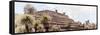 ¡Viva Mexico! Panoramic Collection - Pyramid of Cantona Archaeological Site VII-Philippe Hugonnard-Framed Stretched Canvas