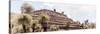 ¡Viva Mexico! Panoramic Collection - Pyramid of Cantona Archaeological Site VII-Philippe Hugonnard-Stretched Canvas