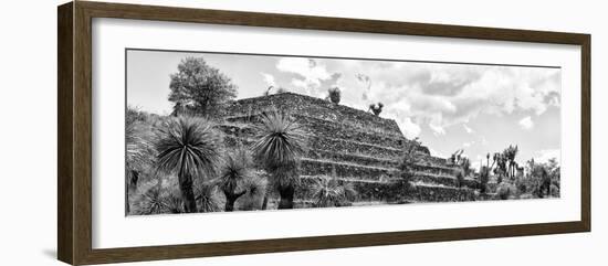 ¡Viva Mexico! Panoramic Collection - Pyramid of Cantona Archaeological Site VIII-Philippe Hugonnard-Framed Photographic Print