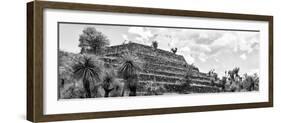 ¡Viva Mexico! Panoramic Collection - Pyramid of Cantona Archaeological Site VIII-Philippe Hugonnard-Framed Photographic Print