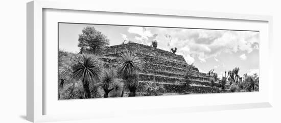 ¡Viva Mexico! Panoramic Collection - Pyramid of Cantona Archaeological Site VIII-Philippe Hugonnard-Framed Photographic Print