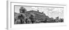 ¡Viva Mexico! Panoramic Collection - Pyramid of Cantona Archaeological Site VIII-Philippe Hugonnard-Framed Photographic Print