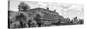 ¡Viva Mexico! Panoramic Collection - Pyramid of Cantona Archaeological Site VIII-Philippe Hugonnard-Stretched Canvas