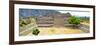 ¡Viva Mexico! Panoramic Collection - Pyramid of Cantona Archaeological Site X-Philippe Hugonnard-Framed Photographic Print