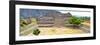 ¡Viva Mexico! Panoramic Collection - Pyramid of Cantona Archaeological Site X-Philippe Hugonnard-Framed Photographic Print