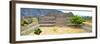 ¡Viva Mexico! Panoramic Collection - Pyramid of Cantona Archaeological Site X-Philippe Hugonnard-Framed Photographic Print