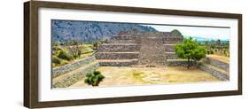 ¡Viva Mexico! Panoramic Collection - Pyramid of Cantona Archaeological Site X-Philippe Hugonnard-Framed Photographic Print