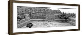 ¡Viva Mexico! Panoramic Collection - Pyramid of Cantona Archaeological Site XI-Philippe Hugonnard-Framed Photographic Print