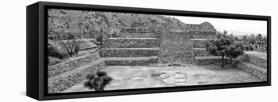 ¡Viva Mexico! Panoramic Collection - Pyramid of Cantona Archaeological Site XI-Philippe Hugonnard-Framed Stretched Canvas