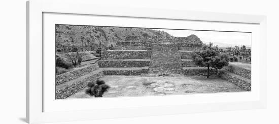 ¡Viva Mexico! Panoramic Collection - Pyramid of Cantona Archaeological Site XI-Philippe Hugonnard-Framed Photographic Print