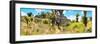 ¡Viva Mexico! Panoramic Collection - Pyramid of Cantona Archaeological Site-Philippe Hugonnard-Framed Photographic Print