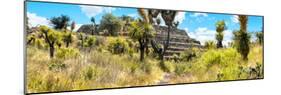 ¡Viva Mexico! Panoramic Collection - Pyramid of Cantona Archaeological Site-Philippe Hugonnard-Mounted Photographic Print