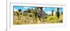 ¡Viva Mexico! Panoramic Collection - Pyramid of Cantona Archaeological Site-Philippe Hugonnard-Framed Photographic Print