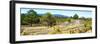 ¡Viva Mexico! Panoramic Collection - Pyramid of Cantona - Puebla I-Philippe Hugonnard-Framed Photographic Print