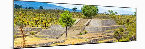 ¡Viva Mexico! Panoramic Collection - Pyramid of Cantona - Puebla IV-Philippe Hugonnard-Mounted Photographic Print