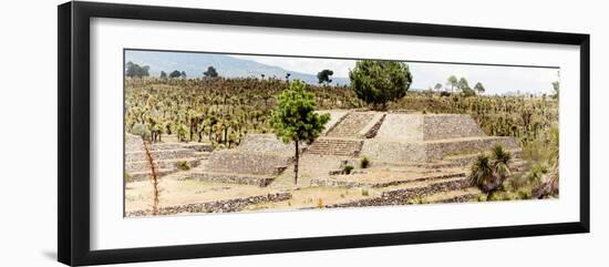 ¡Viva Mexico! Panoramic Collection - Pyramid of Cantona - Puebla V-Philippe Hugonnard-Framed Photographic Print