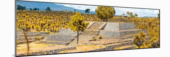 ¡Viva Mexico! Panoramic Collection - Pyramid of Cantona - Puebla VI-Philippe Hugonnard-Mounted Photographic Print