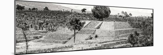 ¡Viva Mexico! Panoramic Collection - Pyramid of Cantona - Puebla VII-Philippe Hugonnard-Mounted Photographic Print