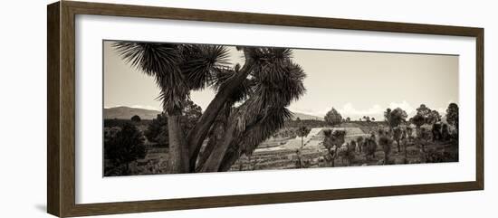 ¡Viva Mexico! Panoramic Collection - Pyramid of Cantona - Puebla XI-Philippe Hugonnard-Framed Photographic Print