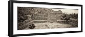 ¡Viva Mexico! Panoramic Collection - Pyramid of Cantona - Puebla-Philippe Hugonnard-Framed Photographic Print