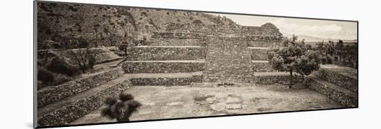 ¡Viva Mexico! Panoramic Collection - Pyramid of Cantona - Puebla-Philippe Hugonnard-Mounted Photographic Print