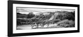 ¡Viva Mexico! Panoramic Collection - Pyramid of Monte Alban I-Philippe Hugonnard-Framed Photographic Print