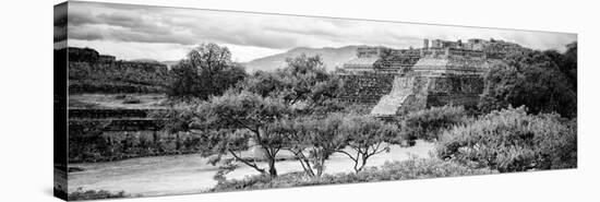 ¡Viva Mexico! Panoramic Collection - Pyramid of Monte Alban I-Philippe Hugonnard-Stretched Canvas