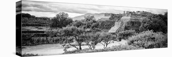 ¡Viva Mexico! Panoramic Collection - Pyramid of Monte Alban I-Philippe Hugonnard-Stretched Canvas