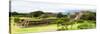 ¡Viva Mexico! Panoramic Collection - Pyramid of Monte Alban II-Philippe Hugonnard-Stretched Canvas