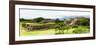 ¡Viva Mexico! Panoramic Collection - Pyramid of Monte Alban II-Philippe Hugonnard-Framed Photographic Print