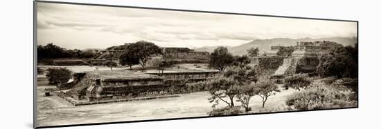 ¡Viva Mexico! Panoramic Collection - Pyramid of Monte Alban III-Philippe Hugonnard-Mounted Photographic Print