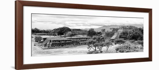 ¡Viva Mexico! Panoramic Collection - Pyramid of Monte Alban IV-Philippe Hugonnard-Framed Photographic Print