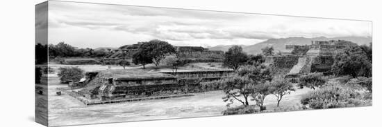 ¡Viva Mexico! Panoramic Collection - Pyramid of Monte Alban IV-Philippe Hugonnard-Stretched Canvas