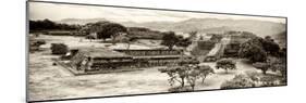 ¡Viva Mexico! Panoramic Collection - Pyramid of Monte Alban IX-Philippe Hugonnard-Mounted Photographic Print