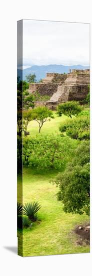 ¡Viva Mexico! Panoramic Collection - Pyramid of Monte Alban V-Philippe Hugonnard-Stretched Canvas