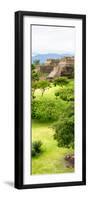 ¡Viva Mexico! Panoramic Collection - Pyramid of Monte Alban V-Philippe Hugonnard-Framed Premium Photographic Print