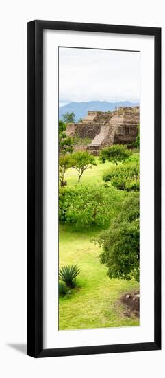 ¡Viva Mexico! Panoramic Collection - Pyramid of Monte Alban V-Philippe Hugonnard-Framed Premium Photographic Print