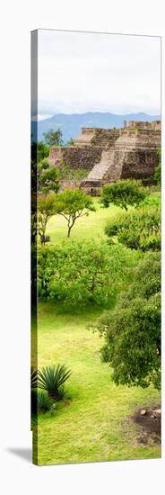 ¡Viva Mexico! Panoramic Collection - Pyramid of Monte Alban V-Philippe Hugonnard-Stretched Canvas