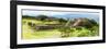 ¡Viva Mexico! Panoramic Collection - Pyramid of Monte Alban VIII-Philippe Hugonnard-Framed Premium Photographic Print