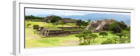 ¡Viva Mexico! Panoramic Collection - Pyramid of Monte Alban VIII-Philippe Hugonnard-Framed Premium Photographic Print