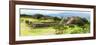 ¡Viva Mexico! Panoramic Collection - Pyramid of Monte Alban VIII-Philippe Hugonnard-Framed Photographic Print