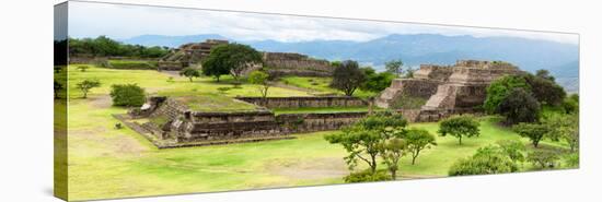 ¡Viva Mexico! Panoramic Collection - Pyramid of Monte Alban VIII-Philippe Hugonnard-Stretched Canvas